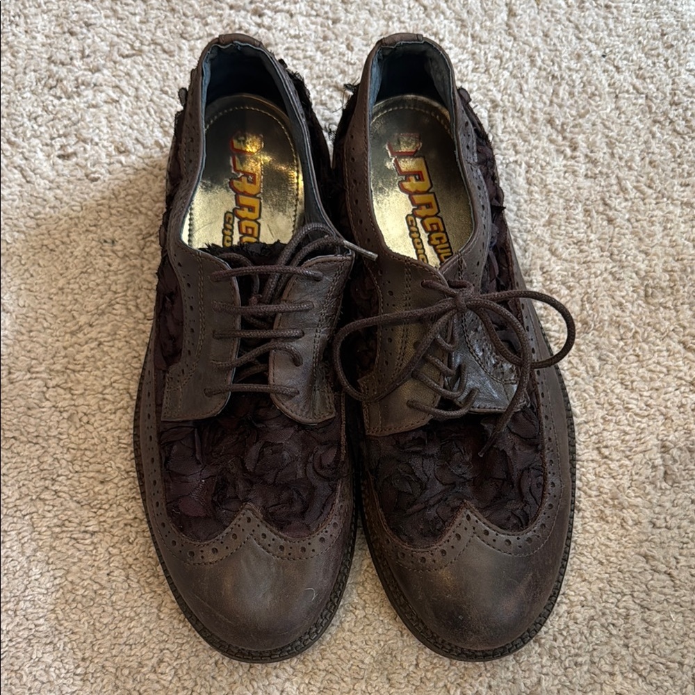 Limited Edition Mens Irregular Choice Rose Oxford Brogue’s (Made In Portugal)